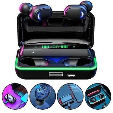 Imagem de Fone de Ouvido E10 bluetooth Sem fio Gamer Com Powerbank M513 - tws