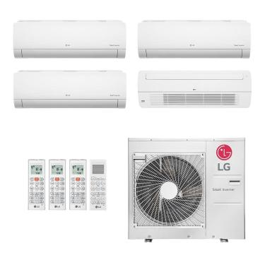 Imagem de Ar-Condicionado Multi Split Inverter LG 30.000 (3x Evap HW 9.000 + 1x Evap Cassete 1 Via 12.000) Quente/Frio 220V