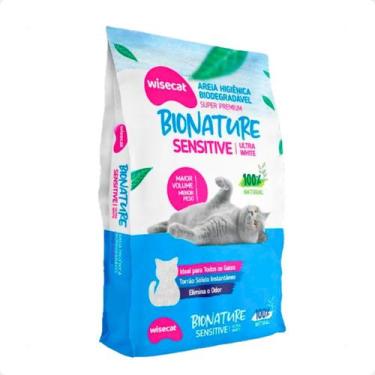 Imagem de Areia Bionature Sensitive Fina Azul - 2Kg - Wisecat