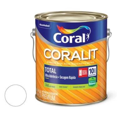 Imagem de Tinta Esmalte Sintetico Alto Brilho Zero Odor Coralit Total Branco Per