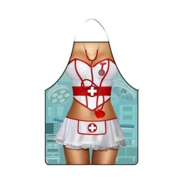 Imagem de Avental Elegante Impresso Humorístico Para Cozinha Doméstica Churrasco