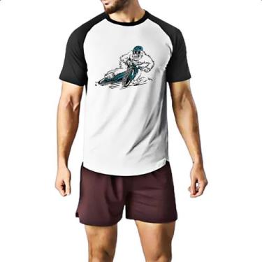 Imagem de Camiseta Raglan Yeti na BMX - Alearts, GG