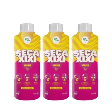 Imagem de Seca Xixi 3unx1kg, Varrer Urina Pó Higieniza e Neutraliza Odor para Cachorros e Gatos PETMAIS
