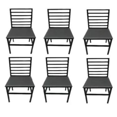 Imagem de Kit 6 Cadeiras Reforçada Para Cozinha E Sala Jantar Premium - MODERNA