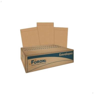Imagem de Envelope Kraft Natural A4 229x324mm Foroni Pacote com 250 unidades