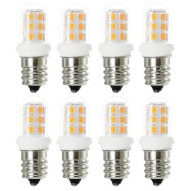 Imagem de Lâmpadas noturnas LED XRZT C7 E12 2W 3000K, branco quente, pacote com 