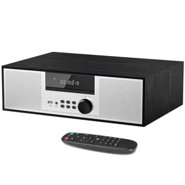 Imagem de Sistema estéreo doméstico de 40 W com leitor de CD, rádio Bluetooth/FM, entrada USB/AUX, controle remoto (TB-816B)