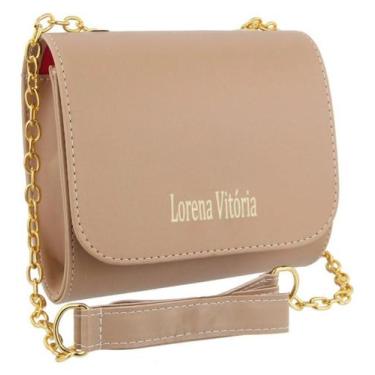 Imagem de Bolsa Pequena Feminina Alça Transversal - zbolsas, Nude