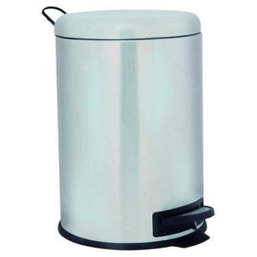 Imagem de Lixeira Fosca 5 Litros Com Pedal Safira Mor