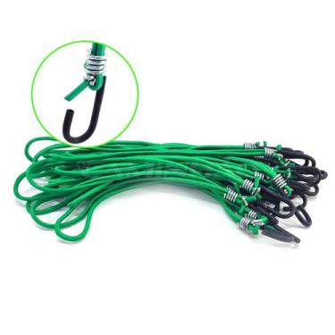 Imagem de Extensor elástico para lona de caminhão 35cm 50un Verde - MS EXTENSOR