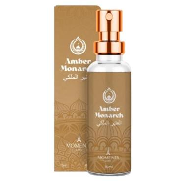 Imagem de Perfume Moments Amber Monareh Paris Linha Árabe 15 ml