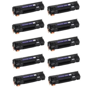 Imagem de Kit 10x Toner Compatível CE285A 85A 1.8K para P1102 P1102w M1132 M1210