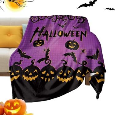 Imagem de Rrlihjgu Manta Assombrosa | Cobertor Aconchegante,Cobertor Felpudo Para Decoração De Casa Para Quarto Dormitório Sala De Estar Cama Sofá Cadeira Sessões De Leitura Noites De Cinema Festas De Halloween