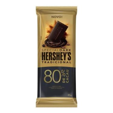 Imagem de Kit c/ 6 Chocolate 80% Cacau Special Dark Hershey's 85 g