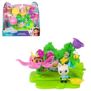 Imagem de SUNNY, Gabby's Dollhouse: O Filme, Playset Jardim de Cristal, Com Pandy e Acessórios