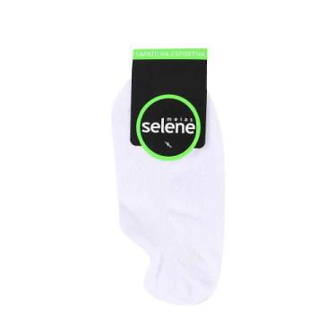 Imagem de Meia Selene Sapatilha 3 Pares 39-43, Branco