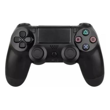 Imagem de Manete Compatível com PS4 Preto Com Bluetooth Para Video Game - DRAIK