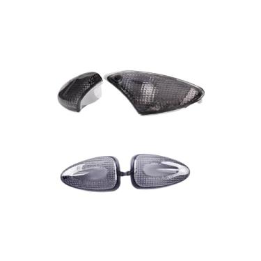 Imagem de Lente pisca-pisca frontal + traseira para BMW 2004-2005-2006 R1200S; 2007-2015 K1300 S (moke)