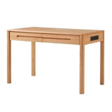 Imagem de Mesa para sentar e levantar Mesa de madeira maciça com gavetas, pequena mesa estudo para casa, para laptop, cor(S)