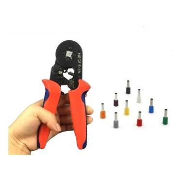 Imagem de Alicate Crimpador Terminais Crimpar Terminal Tubular Ilhós - Geral