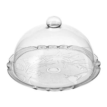 Imagem de Porta Bolo Vidro Redondo C/Tampa 1800 Vitazza