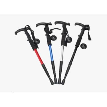 Imagem de Bastão de Caminhada e Trekking para Trilha, Bengala Estilosa Retrátil em Alumínio