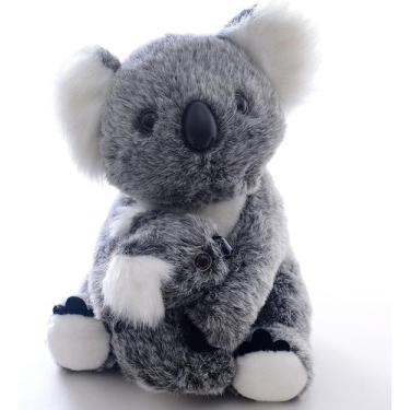 Imagem de Brinquedo de pelúcia HUOGUO de pelúcia Coala Bear Mama Koala Hold Baby