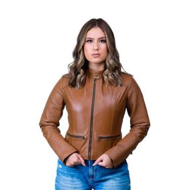 Imagem de Jaqueta de Couro Bela Caramelo - Parra Couros, G