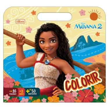 Imagem de Álbum para Colorir Maleta Moana 8 Folhas Tilibra