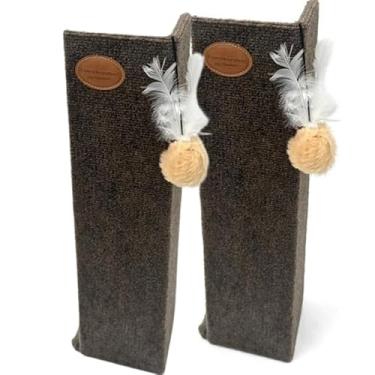 Imagem de Arranhador para Gatos Canto Sofá Kit 2un Carpete Premium (Bege)