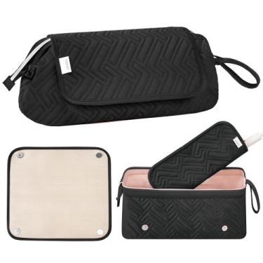 Imagem de Bolsa de viagem e tapete resistente ao calor para ferramentas de cabel