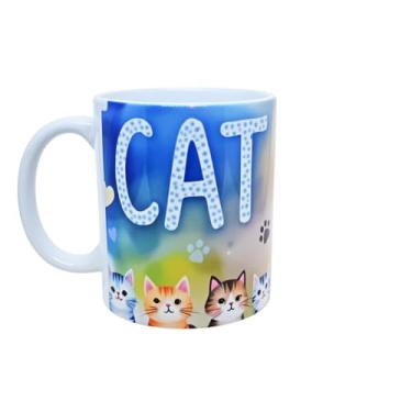 Imagem de Caneca Personalizada Mãe de Gato – Criativa, Divertida e Ótima para Presentear (Moderno 01)