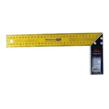 Imagem de Transferidor Esquadro Régua Profissional 12 Polegadas 30cm - Western