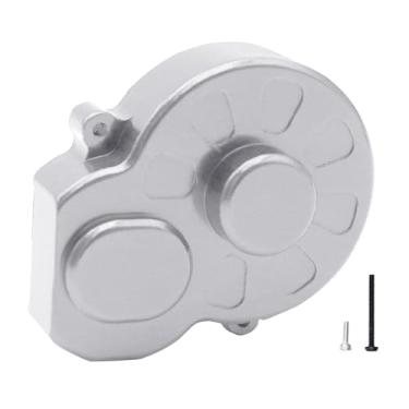 Imagem de YIJU Tampa da caixa de câmbio para carro RC 1:28, tampa da caixa de transmissão para acessórios de modelo de carro RC Crawler, Prata