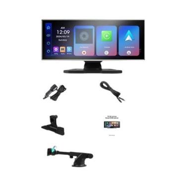 Imagem de Câmera Veicular Sem Fio De 11,26 Polegadas Com CarPlay E Android Auto,