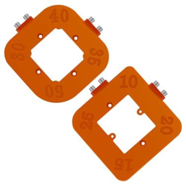 Imagem de XYDHQS Modelo de raio de canto redondo, modelo de roteador de raio versátil portátil, leve, 4 em 1, modelo de posicionamento de ângulo de arco R10 R15 R20 R25 R30 R35 R40 R50 para marcenaria DIY