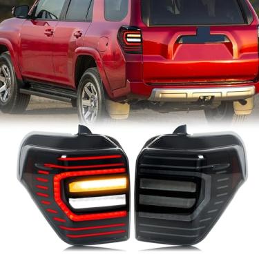 Imagem de inginuity time Luzes traseiras de LED para 4Runner 2010-2024 5ª geração de animação de start-up sequencial conjunto de acessórios de luzes traseiras