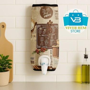 Imagem de Puxa Saco Impermeável Dispenser de Sacolas Premium - Viver Bem Estar