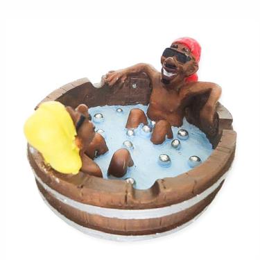 Imagem de Cinzeiro Bob Marley relaxado na Banheira