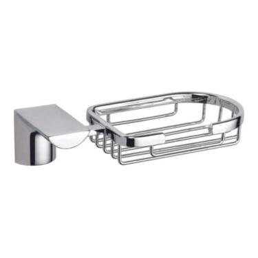 Imagem de Saboneteira de Parede Para Banheiro Inox Cromado Linha Infinity - BSMIX