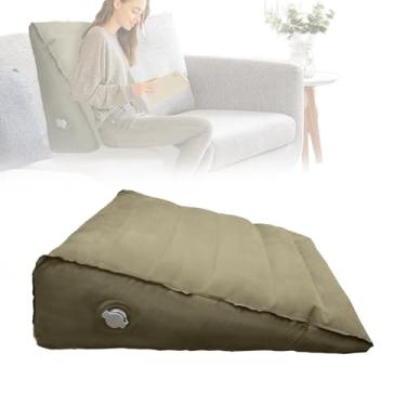 Imagem de Mediss Almofada Inflável Ortopédica para Cama - Descanso para Dormir e Viajar - Ajustável - PVC Flocagem - 58.42 cm x 55.88 cm