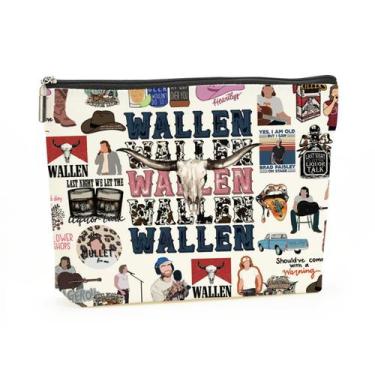 Imagem de Bolsa de maquiagem ocidental inspirada, presente para amantes de músic