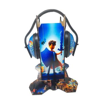 Imagem de Suporte Abafador Ruído Heróis Autistas Personalizado 24x22cm