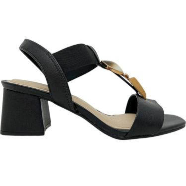 Imagem de Sandália Feminina Casual Salto Médio com Pedrarias Modare 7172.113