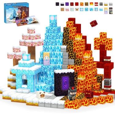 Imagem de Conjunto STEM de brinquedos de construção de blocos magnéticos Hiwawin