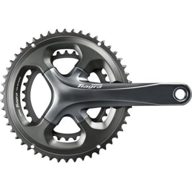 Imagem de SHIMANO Tiagra conjunto de 10 velocidades para bicicleta de estrada dupla - FC-4700, Cinza, 172.5 x 52/36