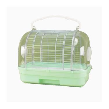 Imagem de Gaiola de pássaro, gaiola de pássaro, papagaio, exterior, horizontal, seda, viagem, especial, pequeno ninho de pássaro portátil (verde)