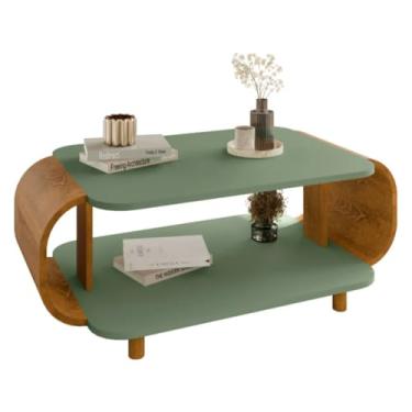 Imagem de Mesa De Centro Moderno - Cores(NATURE/PISTACHE)