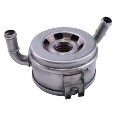 Imagem de Czomoizc 1G772-37012 1G77237012 núcleo do refrigerador de óleo compatível com motor diesel Kubota V3307 M5040 M6040 M7040 Trator KX040-4 U48-5 escavadeira