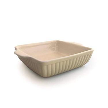 Imagem de Travessa Refratária de Cerâmica Jomafe Creme 26X20X6CM